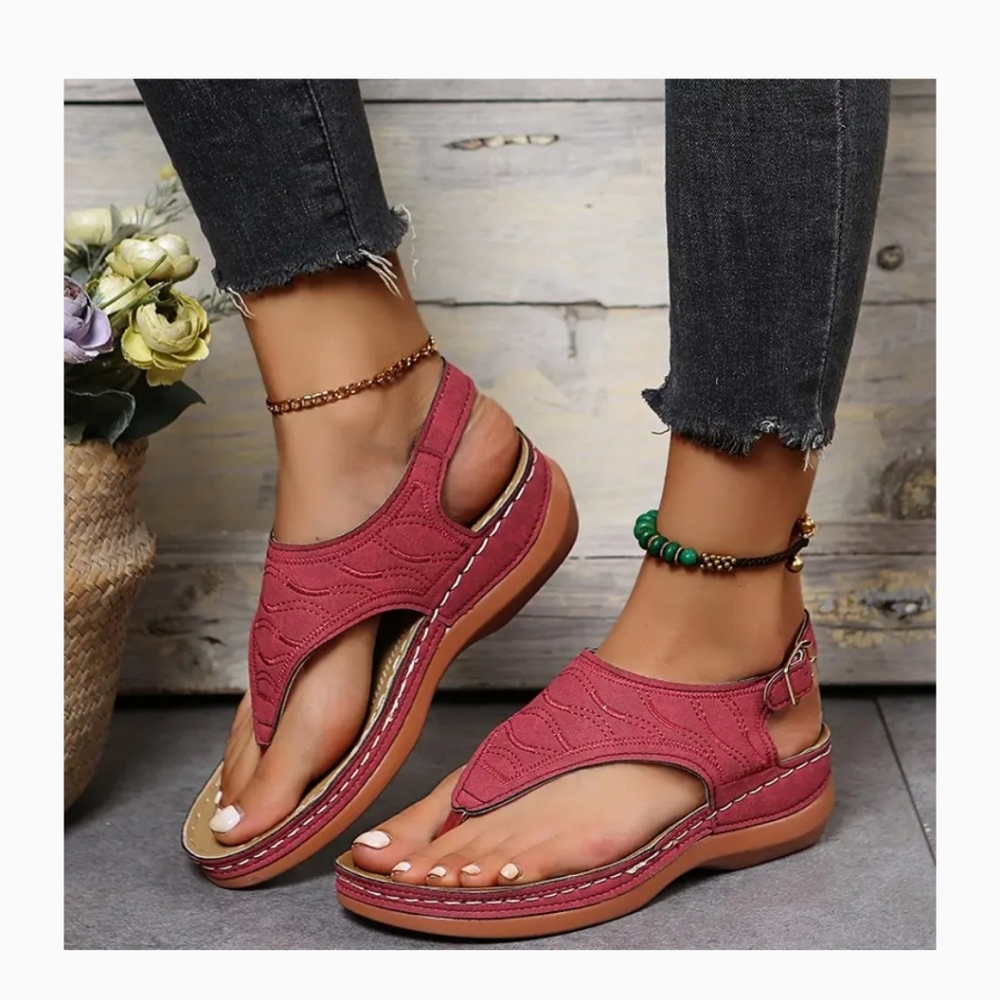 New w/o tags red sandals